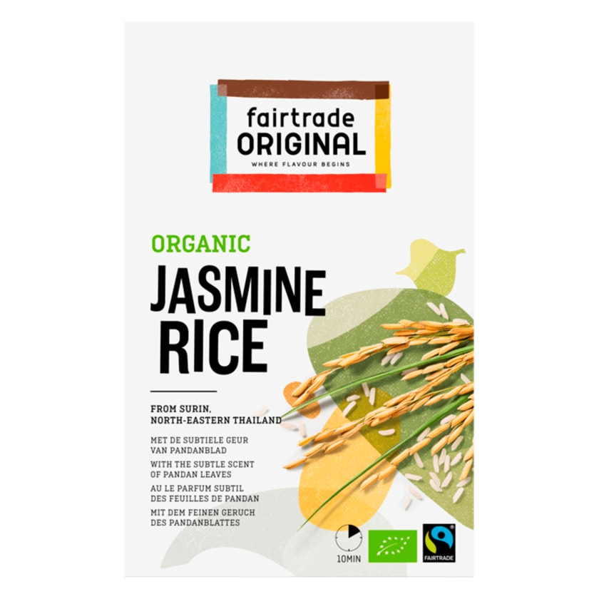 Fairtrade Original Bio Jasmin Reis 400g